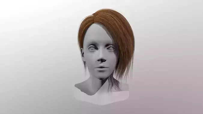 Character - Real Time Hairs Style A
