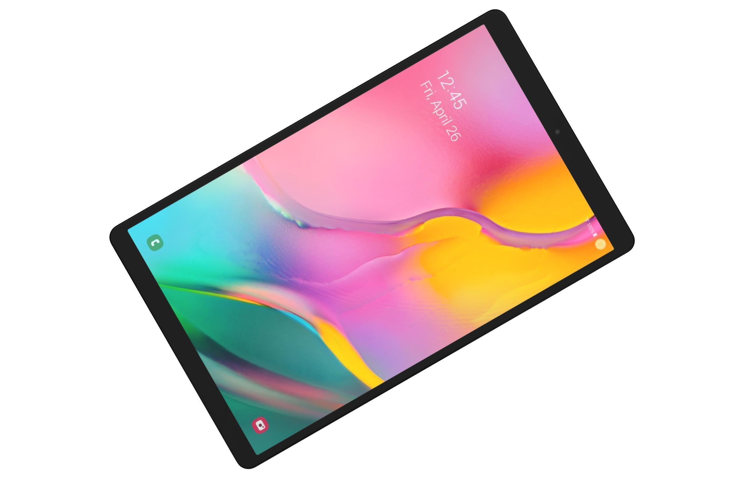 Samsung Galaxy Tab A 10 1 2019 Gold 3D model_6