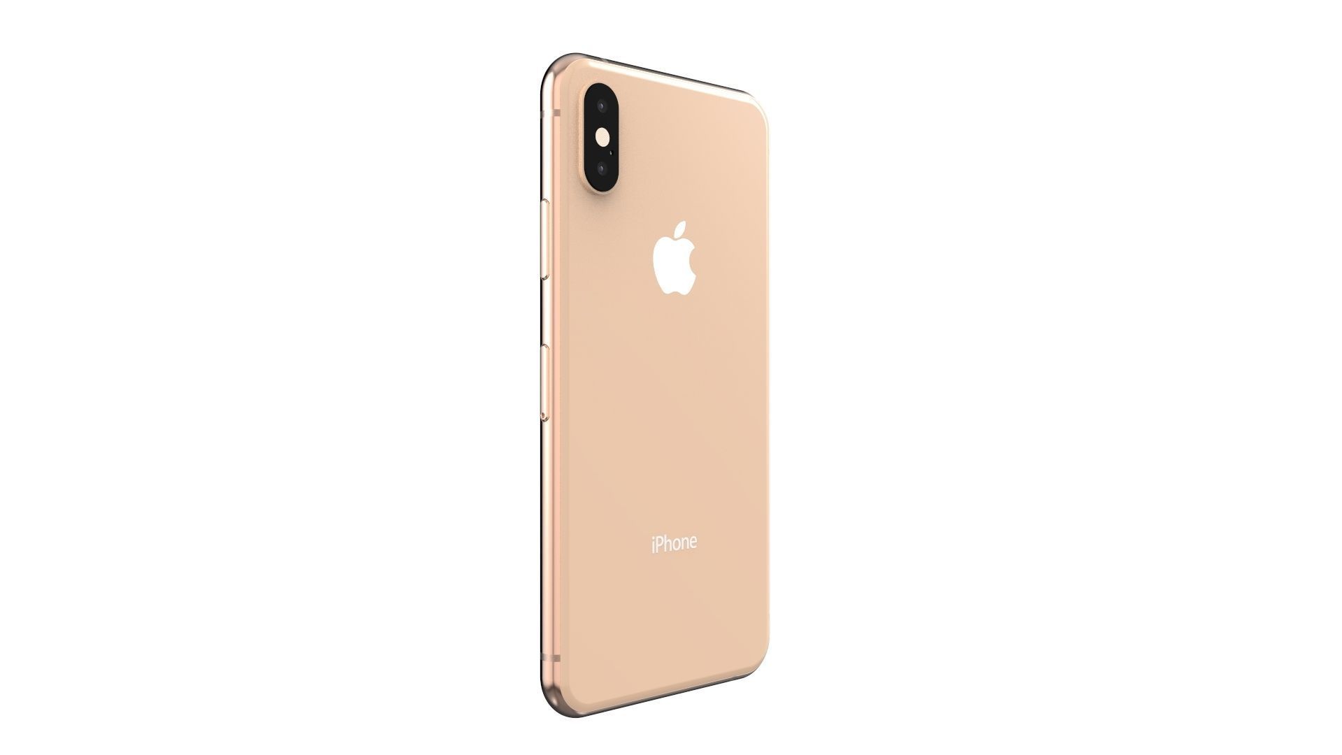 Apple iPhone XS Gold 3D model_6