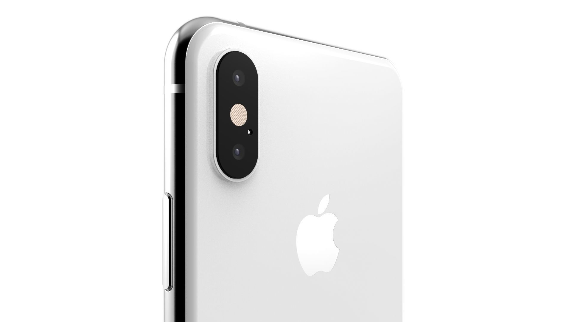 Apple iPhone XS White 3D model_13
