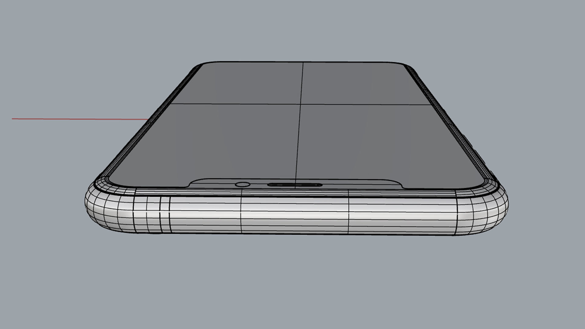 Apple iPhone XS White 3D model_19