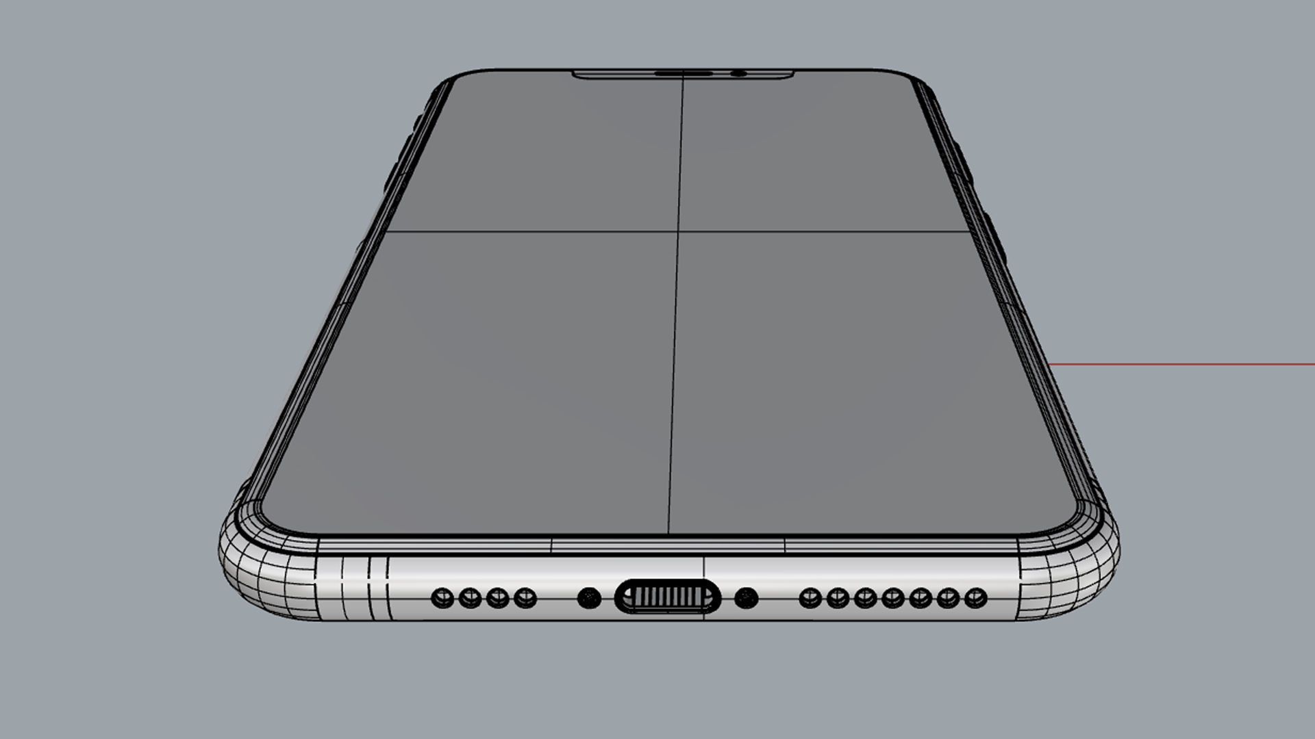 Apple iPhone XS Max Gold 3D model_18