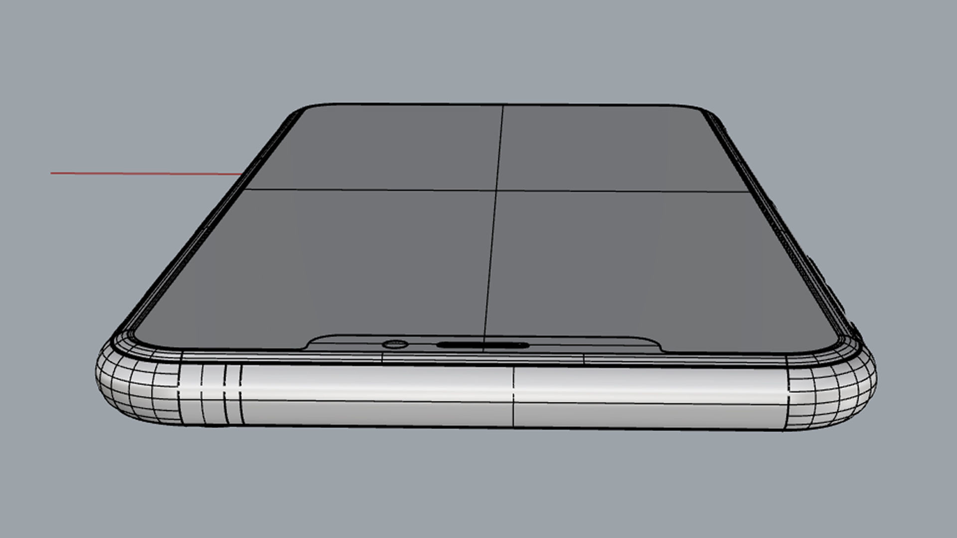 Apple iPhone XS Max Gold 3D model_20