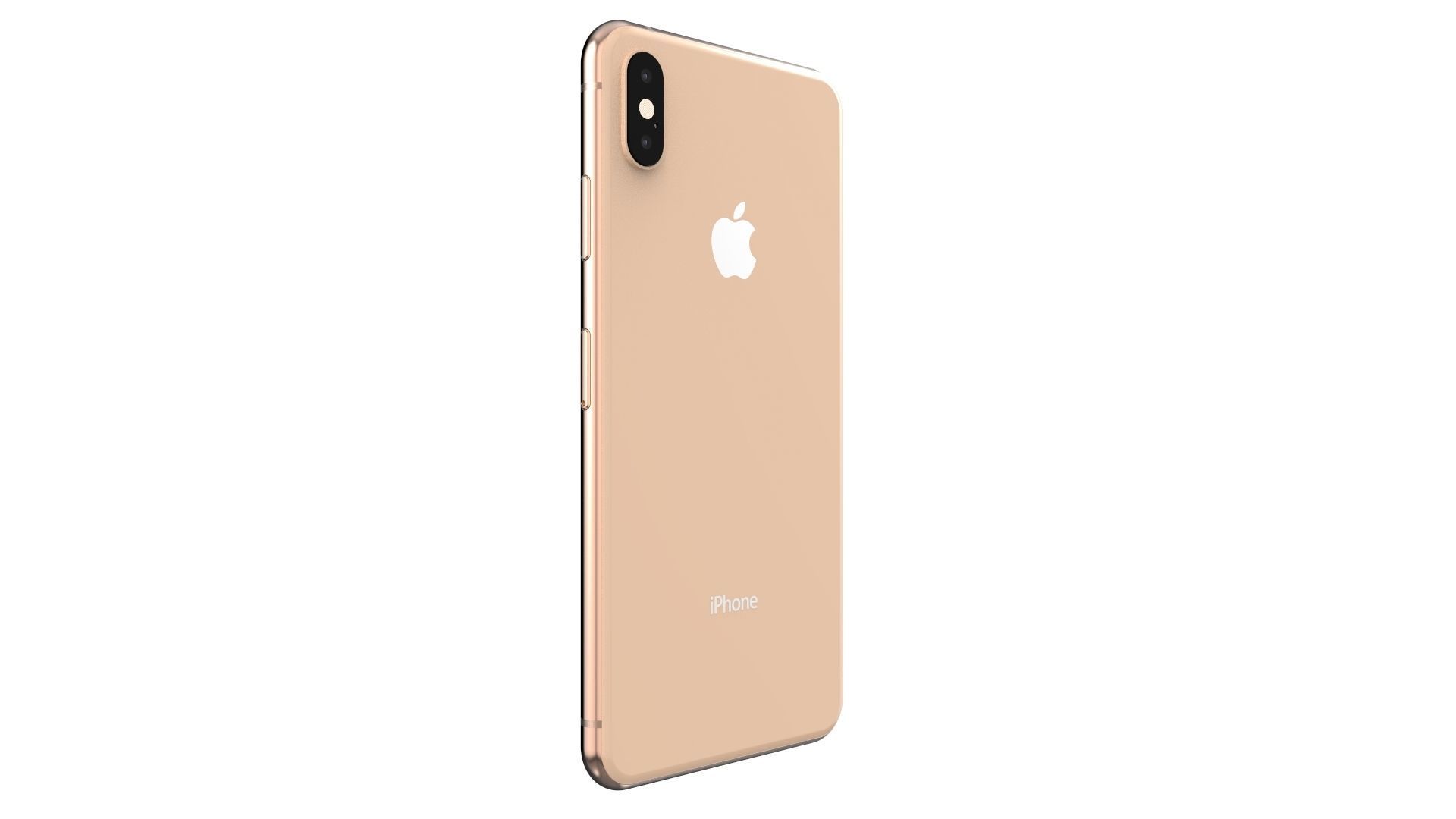 Apple iPhone XS Max Gold 3D model_6