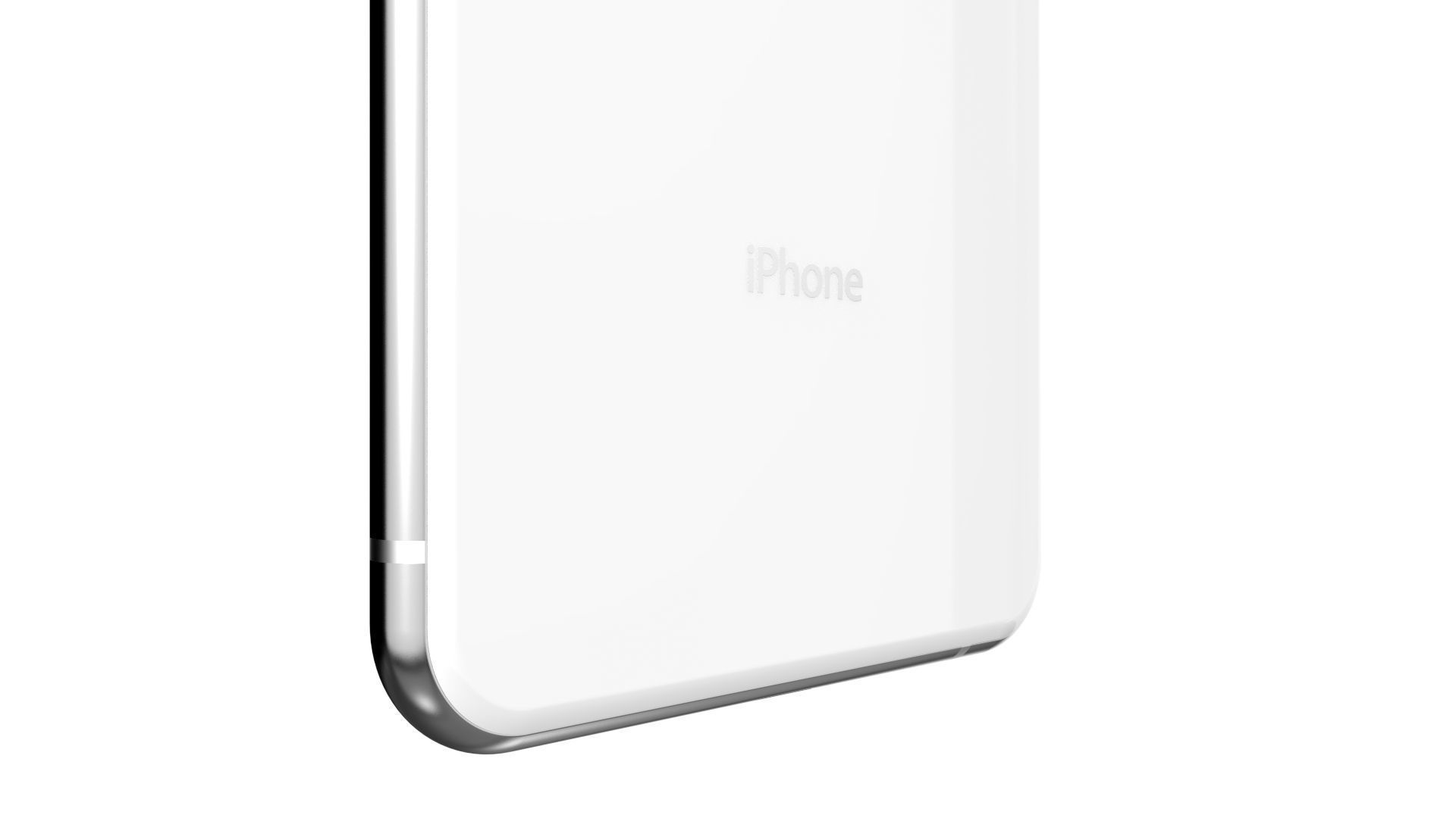 Apple iPhone XS Max White 3D model_14