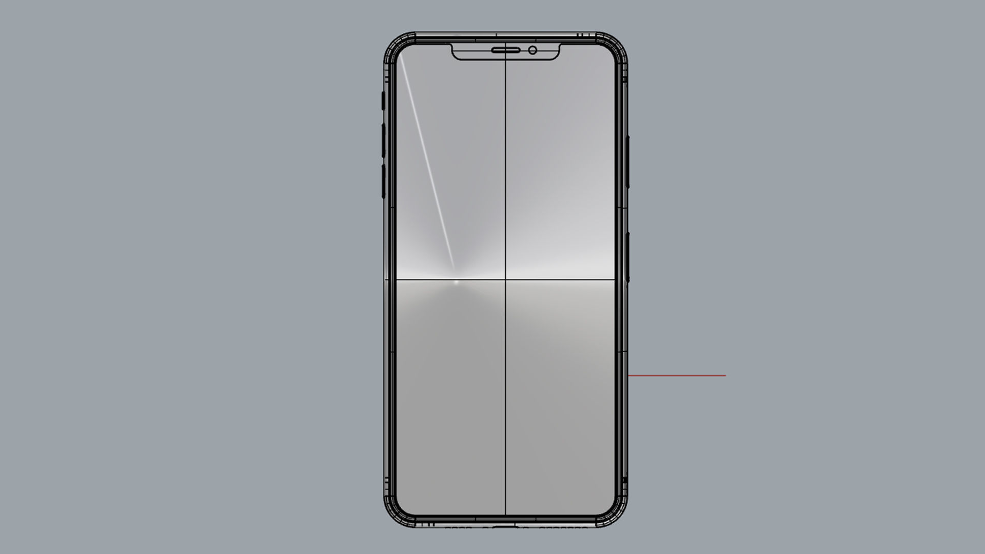 Apple iPhone XS Max White 3D model_17