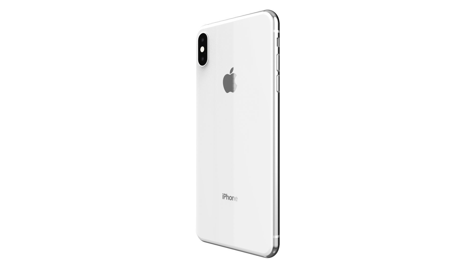 Apple iPhone XS Max White 3D model_4