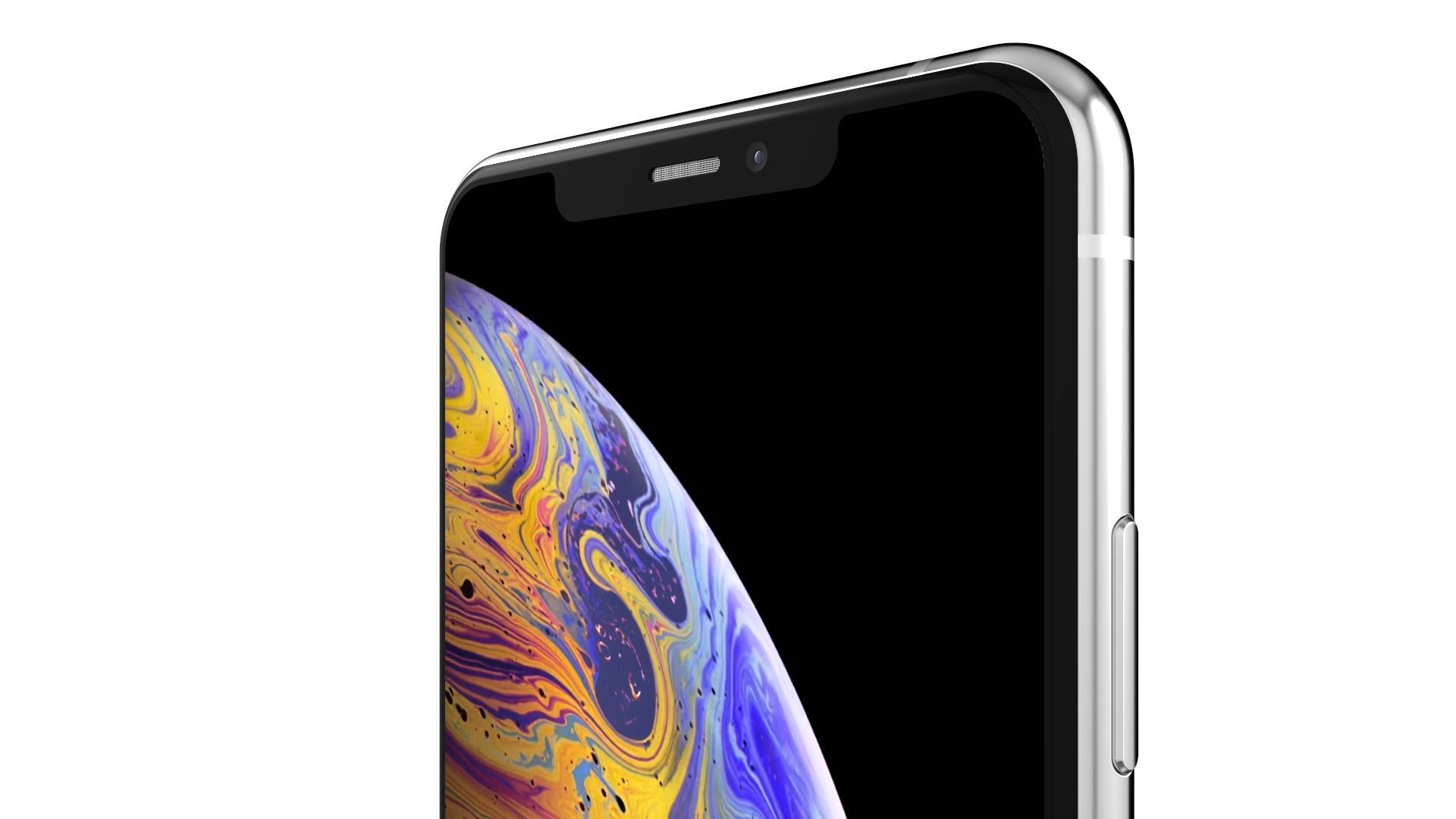 Apple iPhone XS Max White 3D model_12