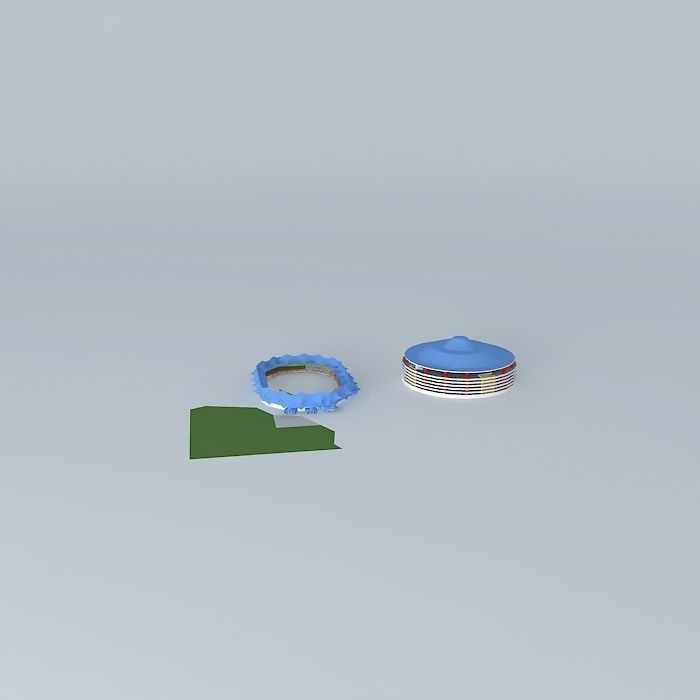 MODERN STADIUM COMPLEX 3D model_2