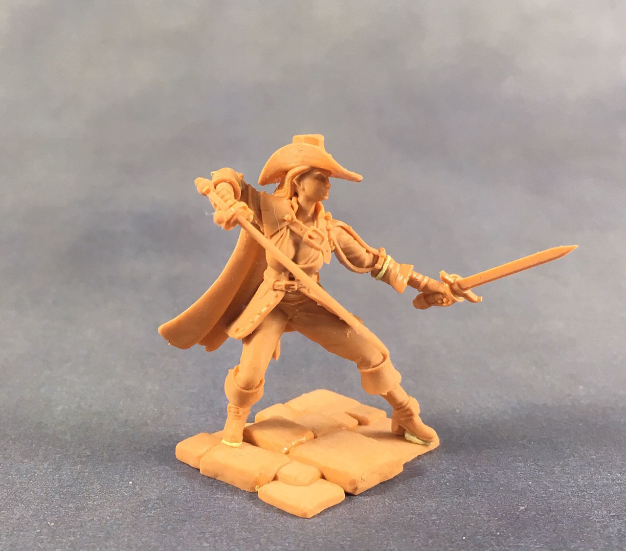 Musketeer - Clemence - 35mm scale 3D print model_12