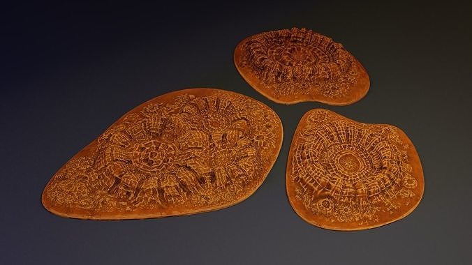 3D Printable Crater set 3D print model