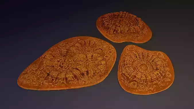 3D Printable Crater set 3D print model