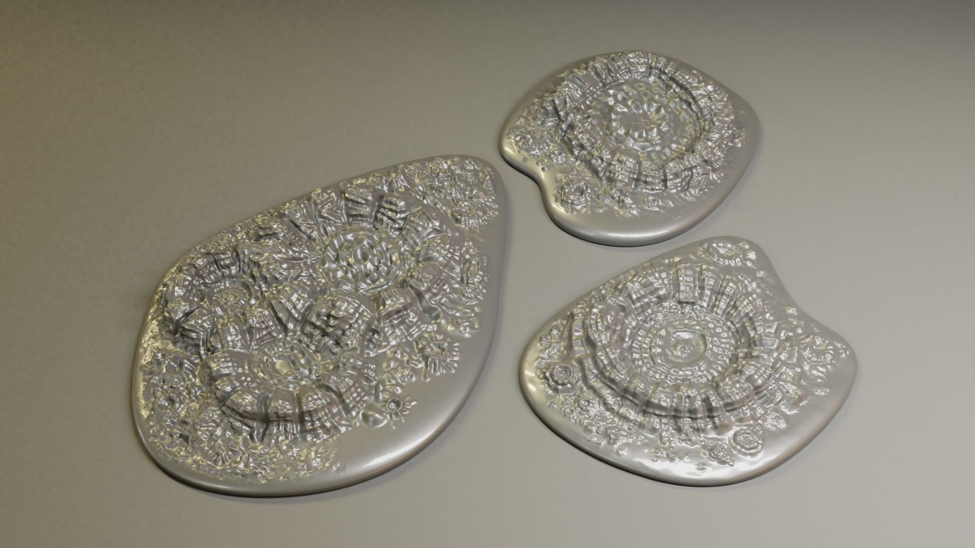 3D Printable Crater set 3D print model_12