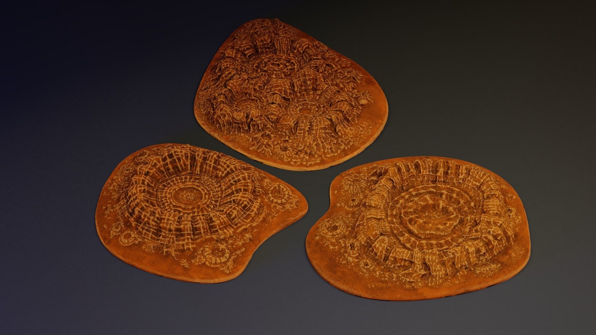 3D Printable Crater set 3D print model_8