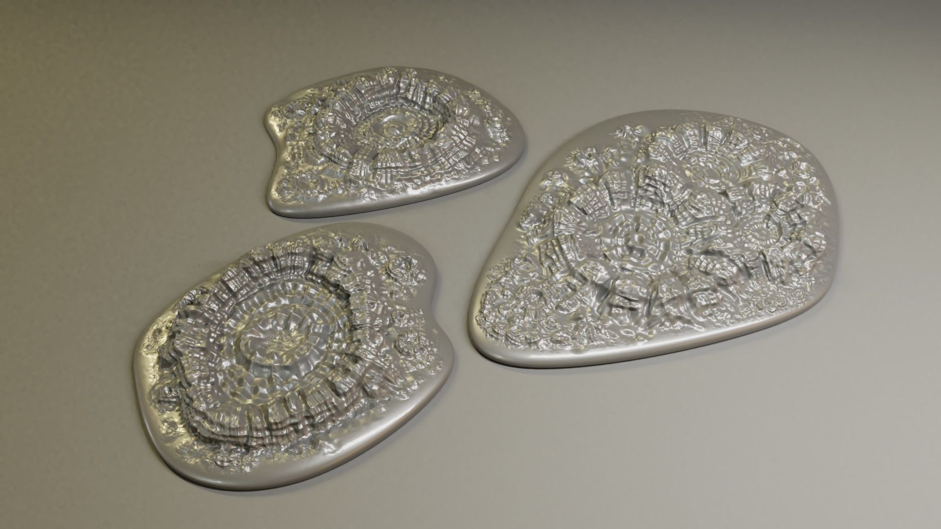 3D Printable Crater set 3D print model_13