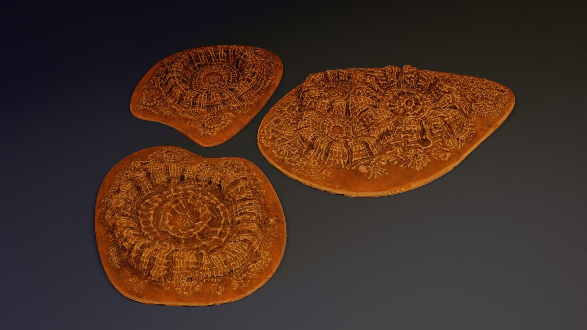 3D Printable Crater set 3D print model_7