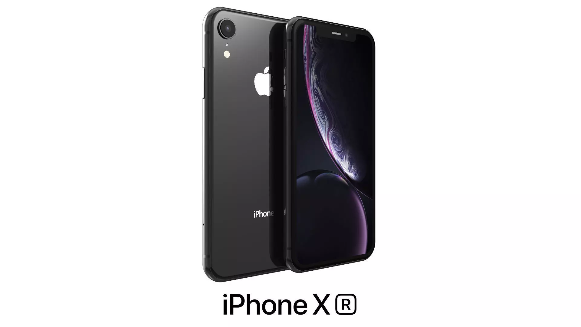 Apple iPhone XR Black 3D model_0
