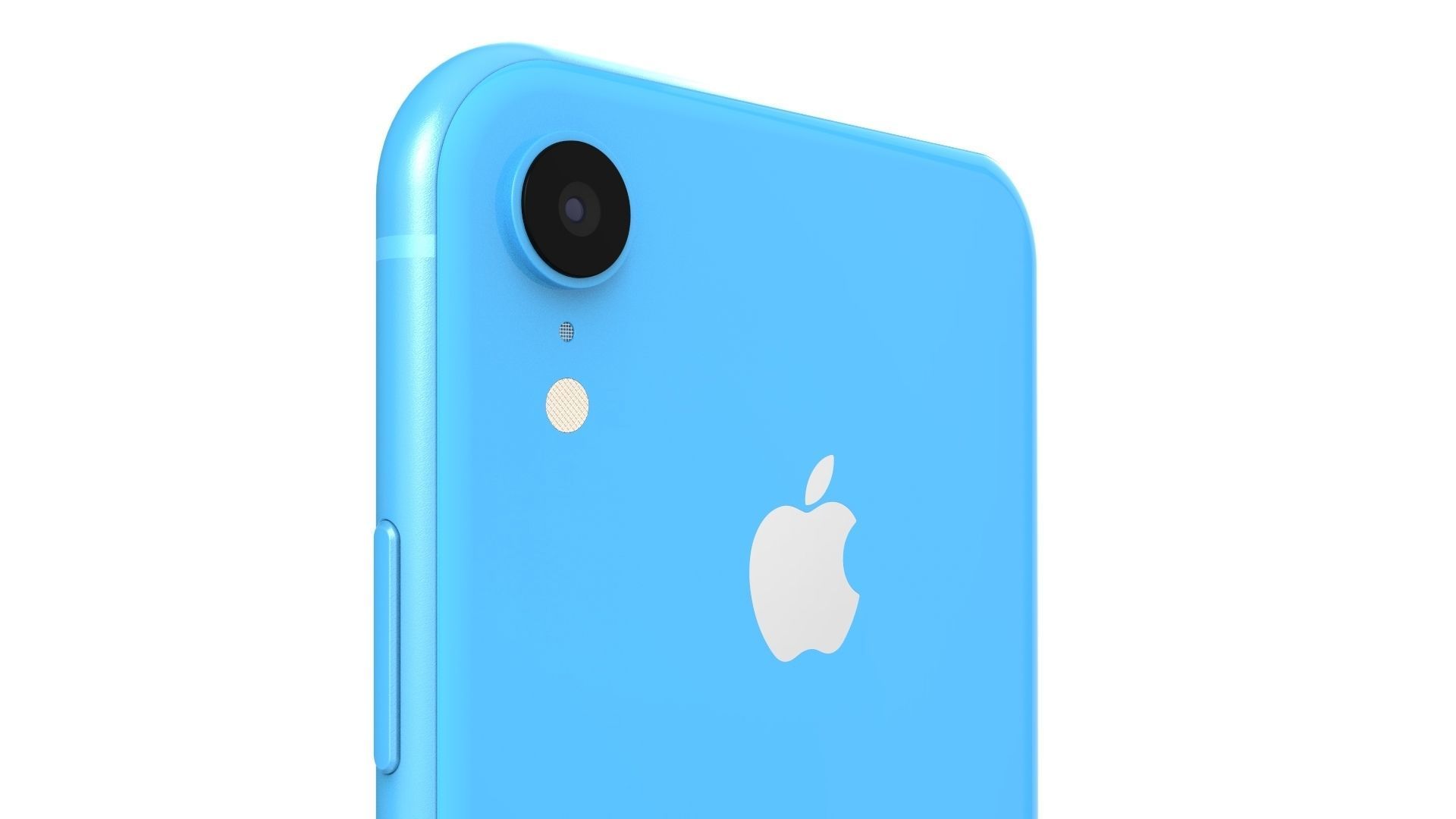Apple iPhone XR Blue 3D model_12