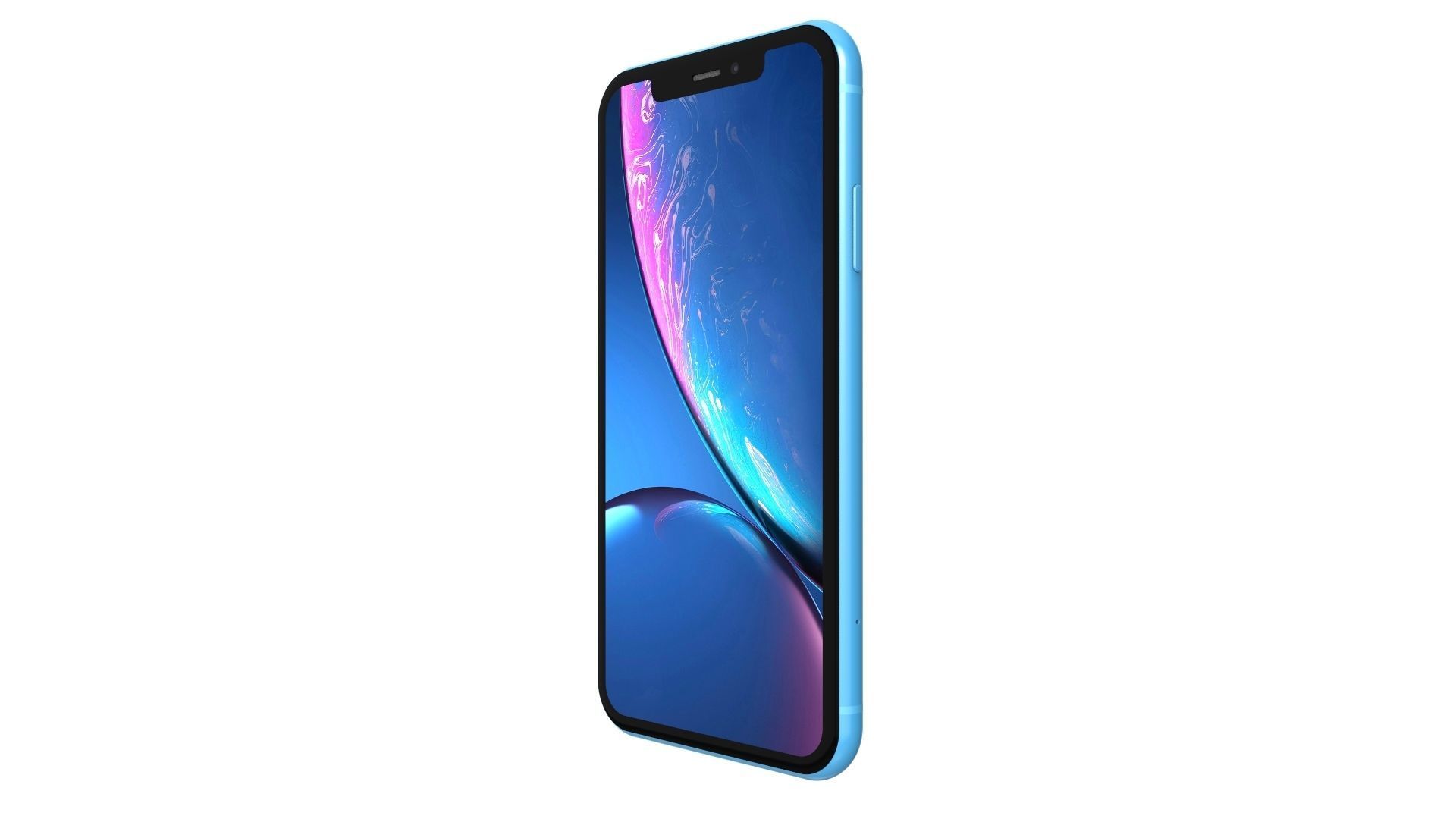 Apple iPhone XR Blue 3D model_8
