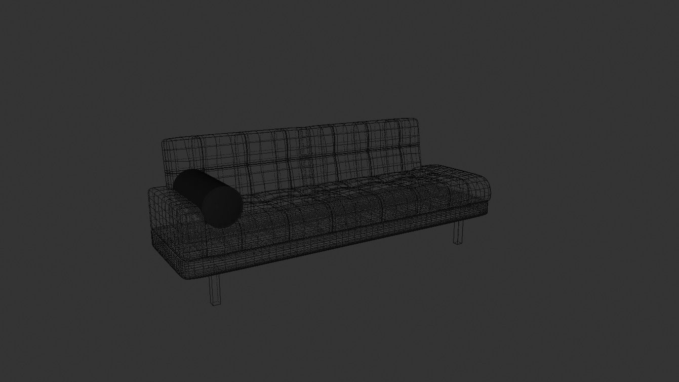 Modern Sofa 3D model_4