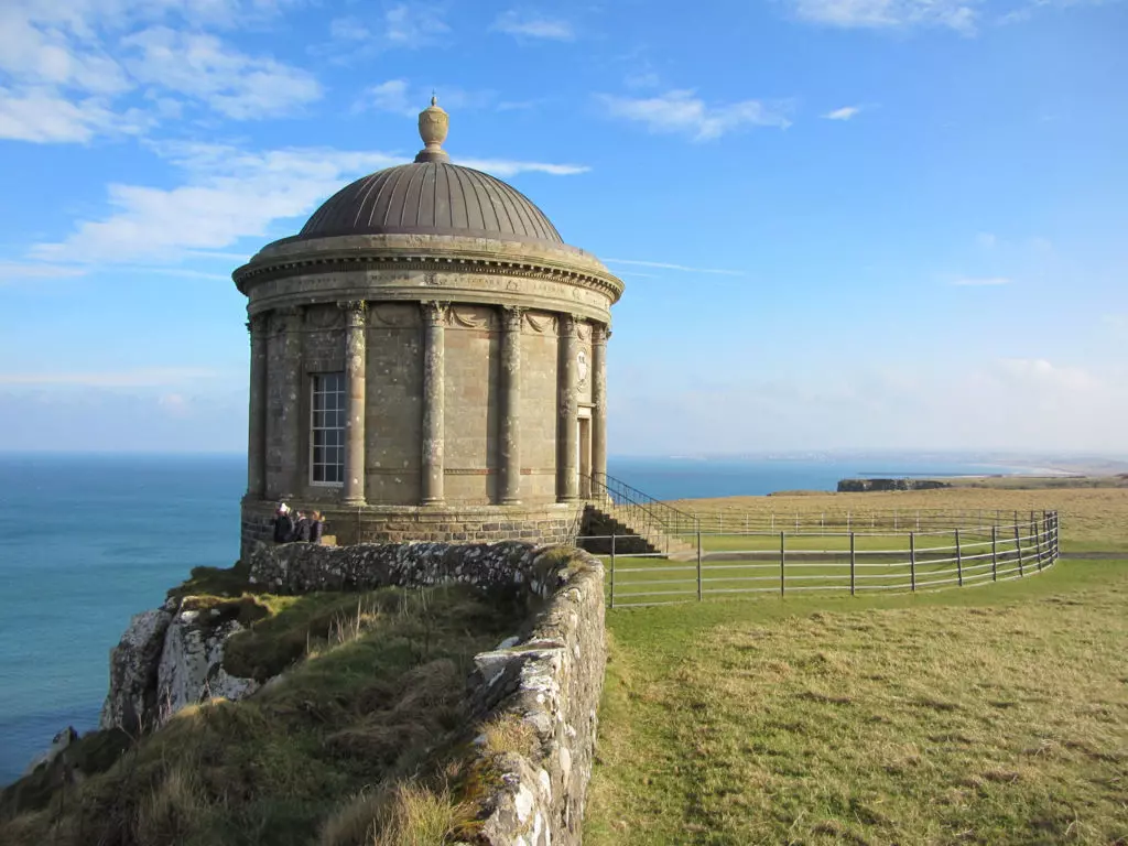 Irish Mussenden Temple Free 3D model_0