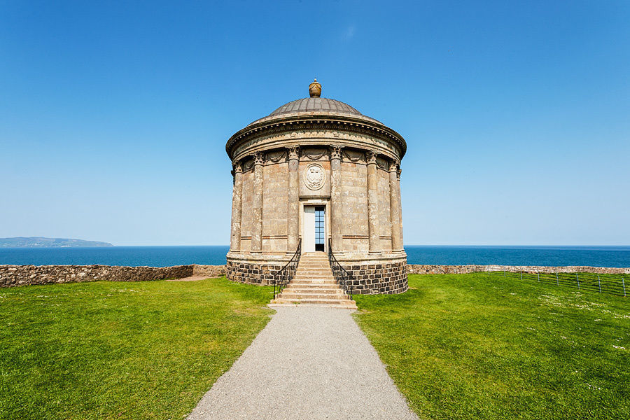 Irish Mussenden Temple Free 3D model_1