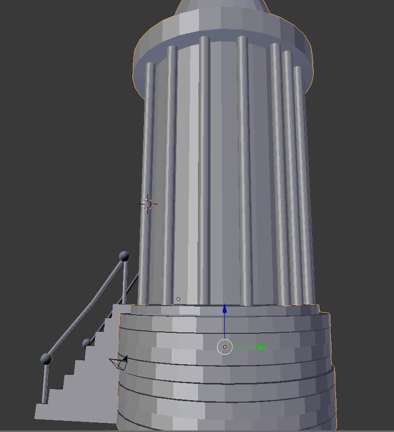 Irish Mussenden Temple Free 3D model_9