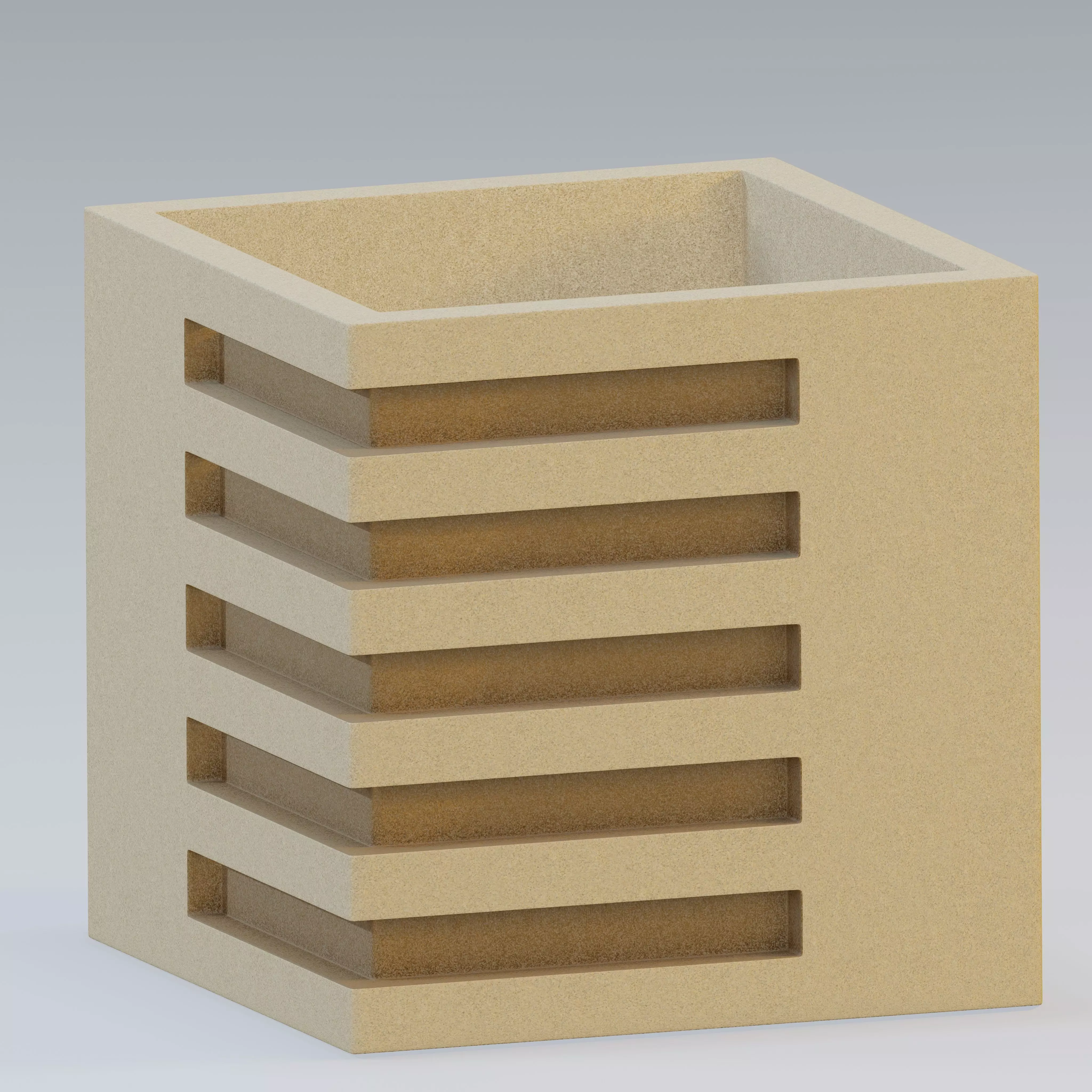 Garden urn planter48 3D model