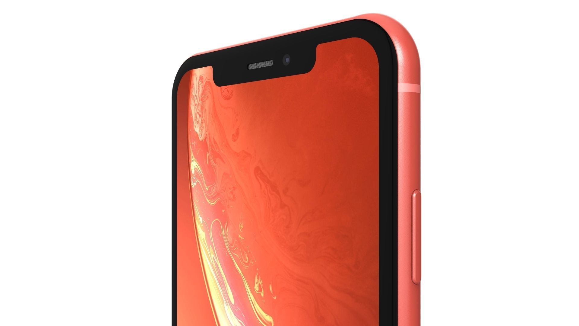 Apple iPhone XR Coral 3D model_12