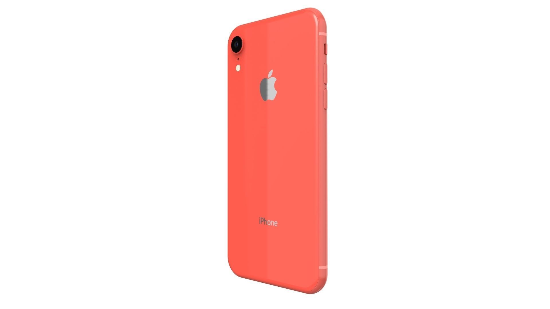 Apple iPhone XR Coral 3D model_4