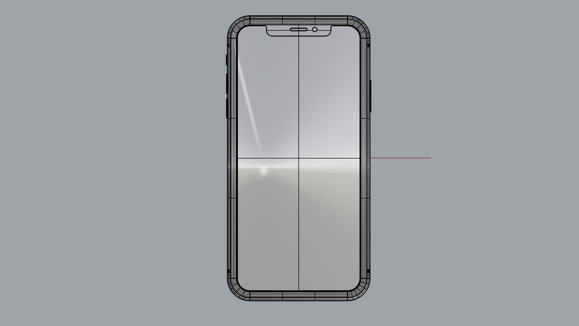 Apple iPhone XR Coral 3D model_17