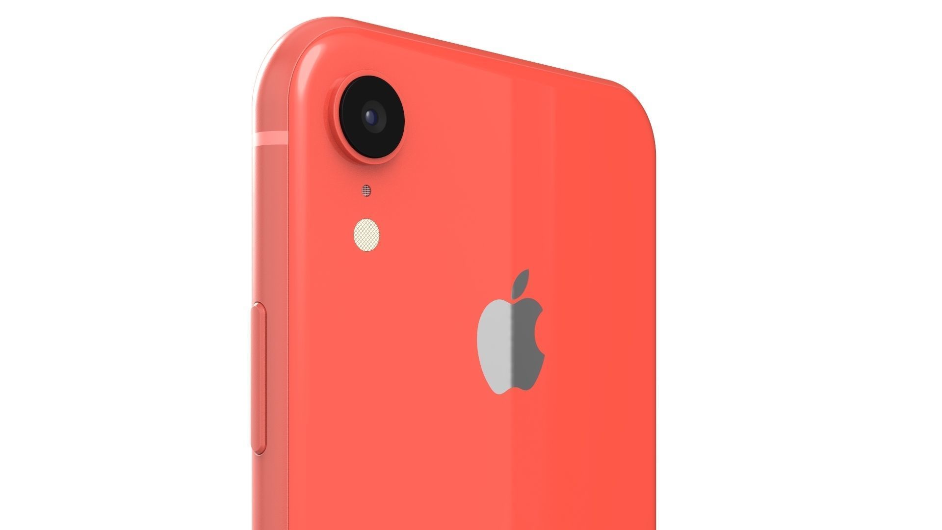 Apple iPhone XR Coral 3D model_13