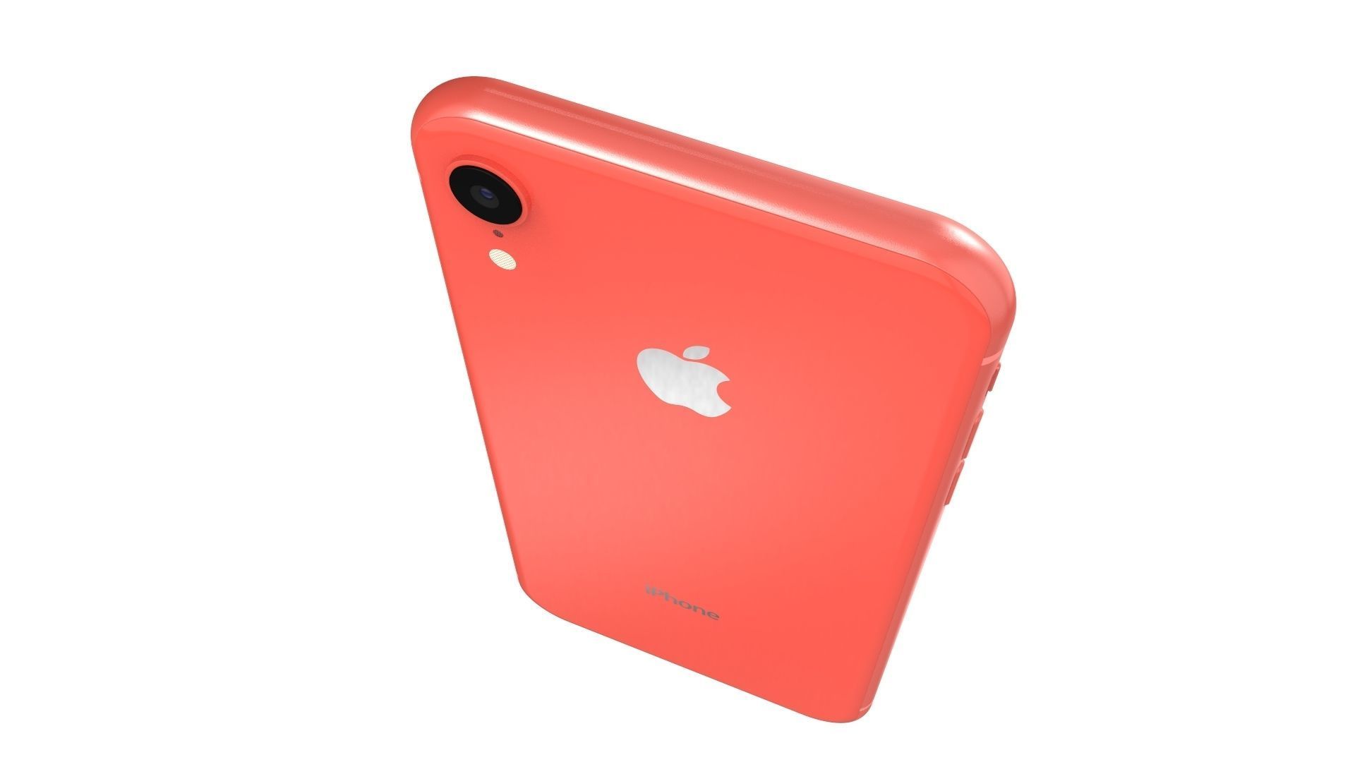 Apple iPhone XR Coral 3D model_10