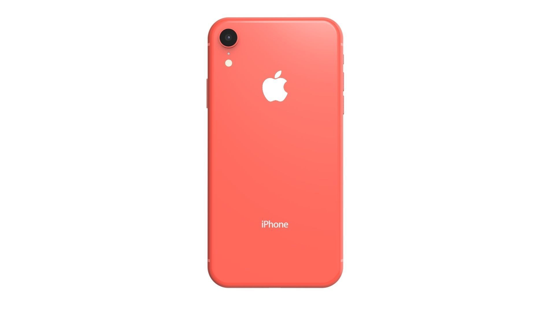 Apple iPhone XR Coral 3D model_5