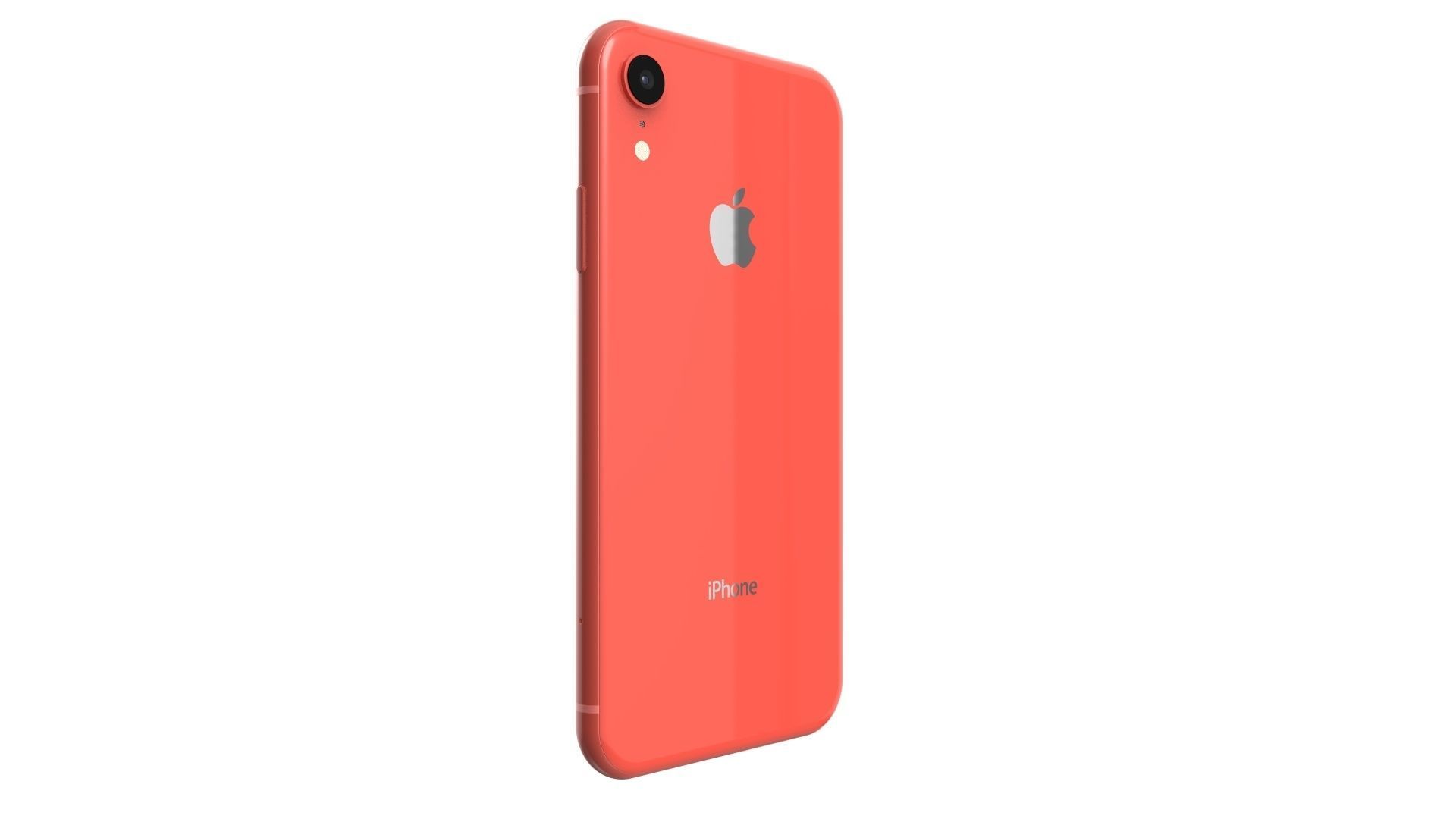 Apple iPhone XR Coral 3D model_6