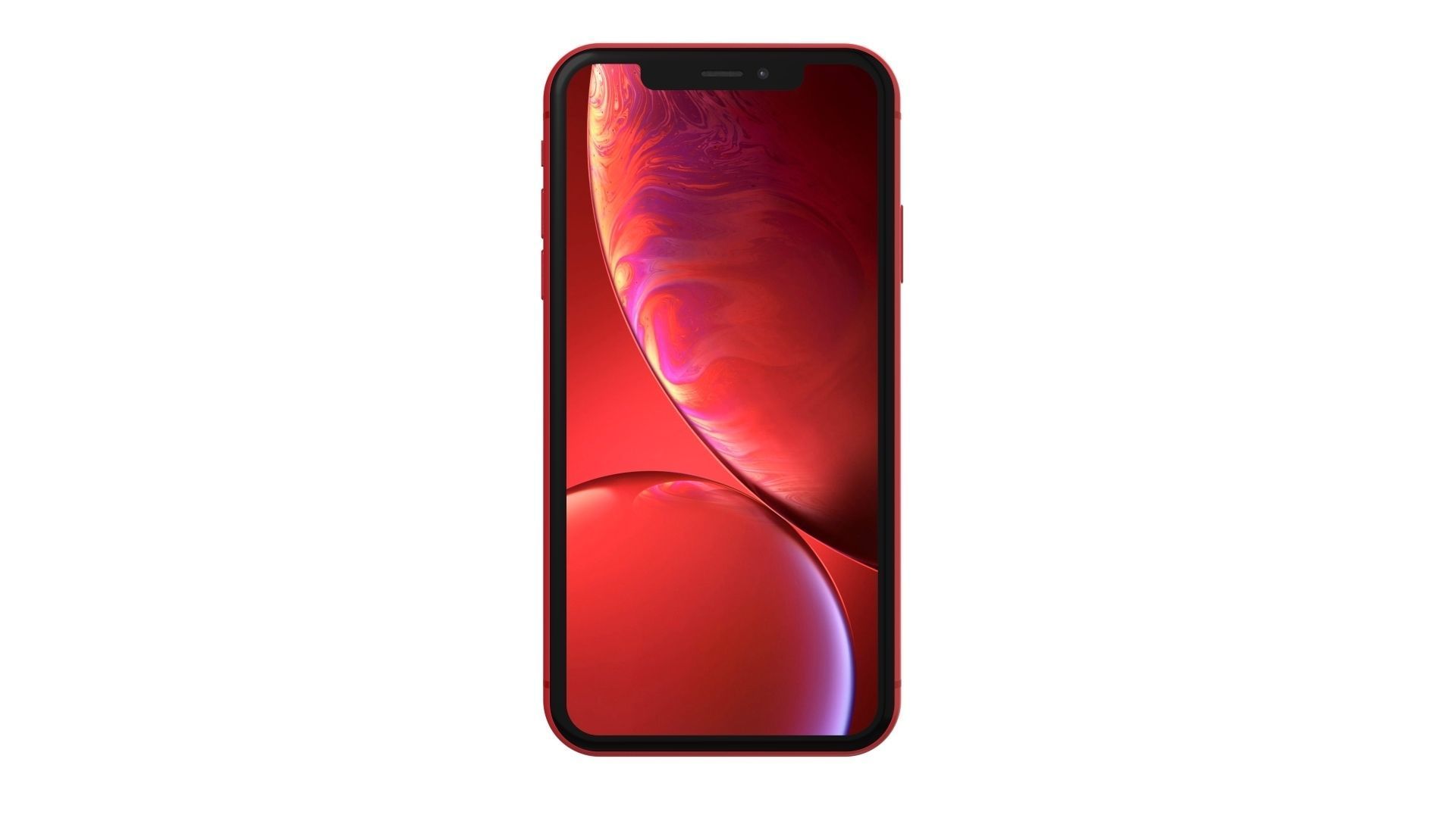 Apple iPhone XR Red 3D model_1