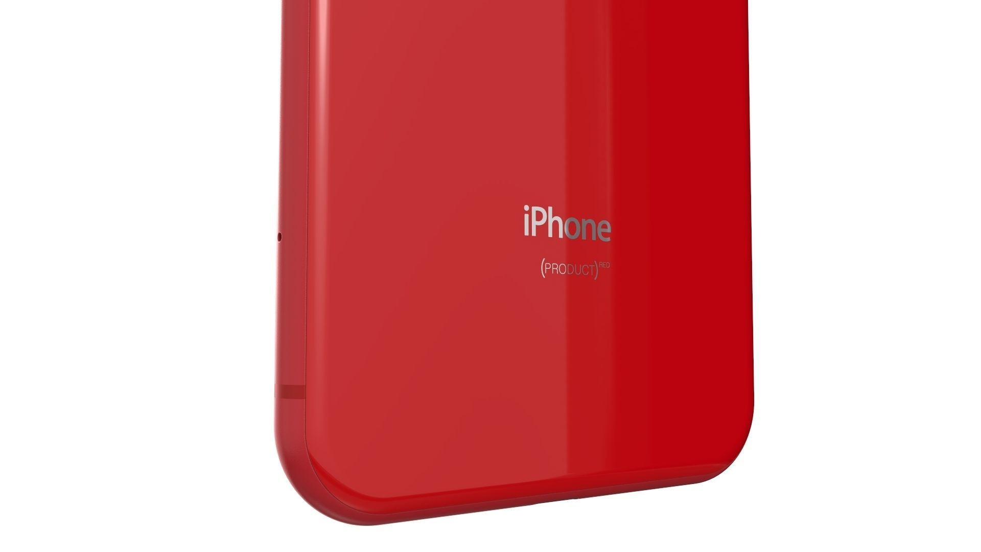 Apple iPhone XR Red 3D model_15