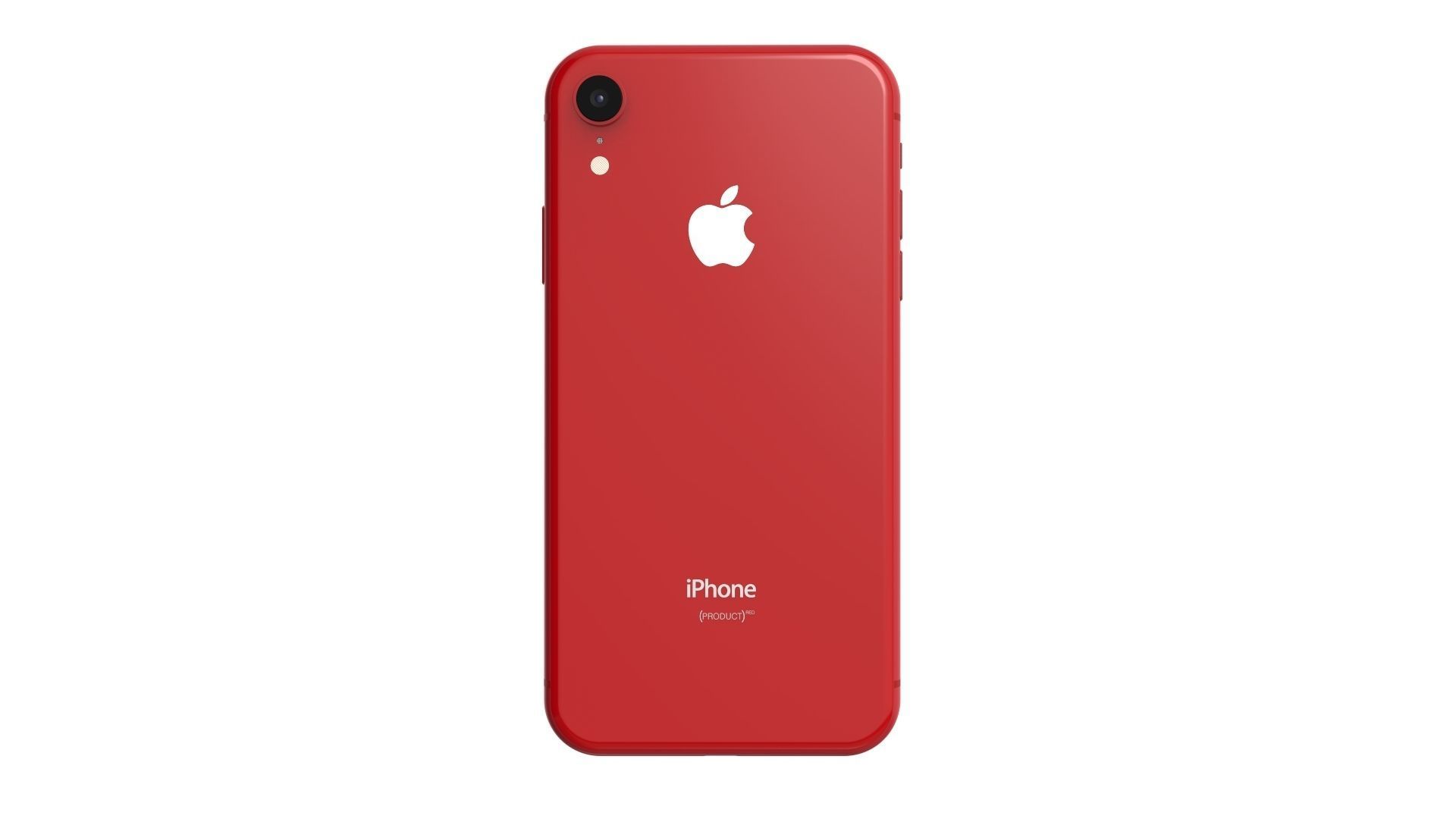 Apple iPhone XR Red 3D model_5