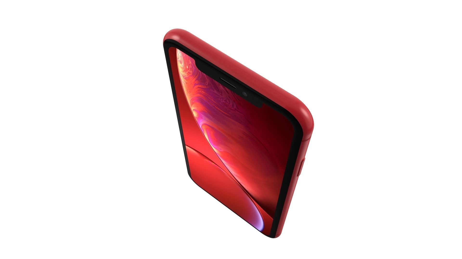 Apple iPhone XR Red 3D model_9