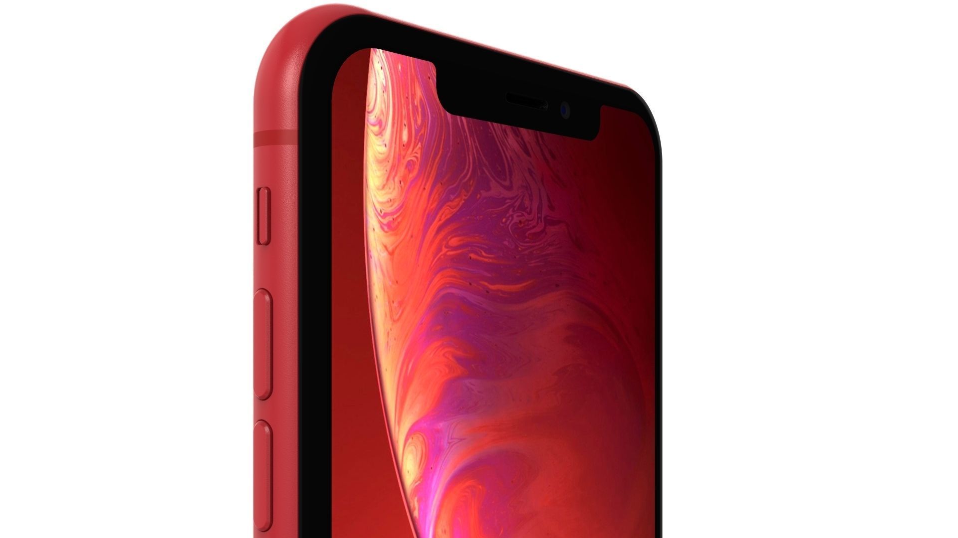 Apple iPhone XR Red 3D model_10