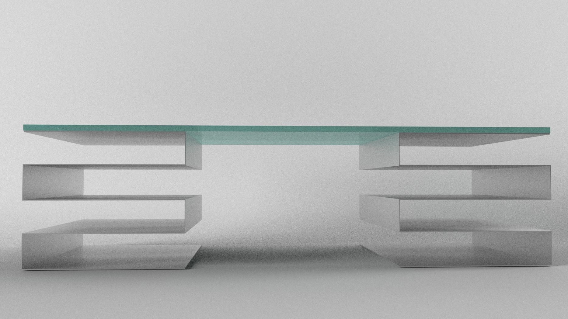 Modern Table 3D model_1