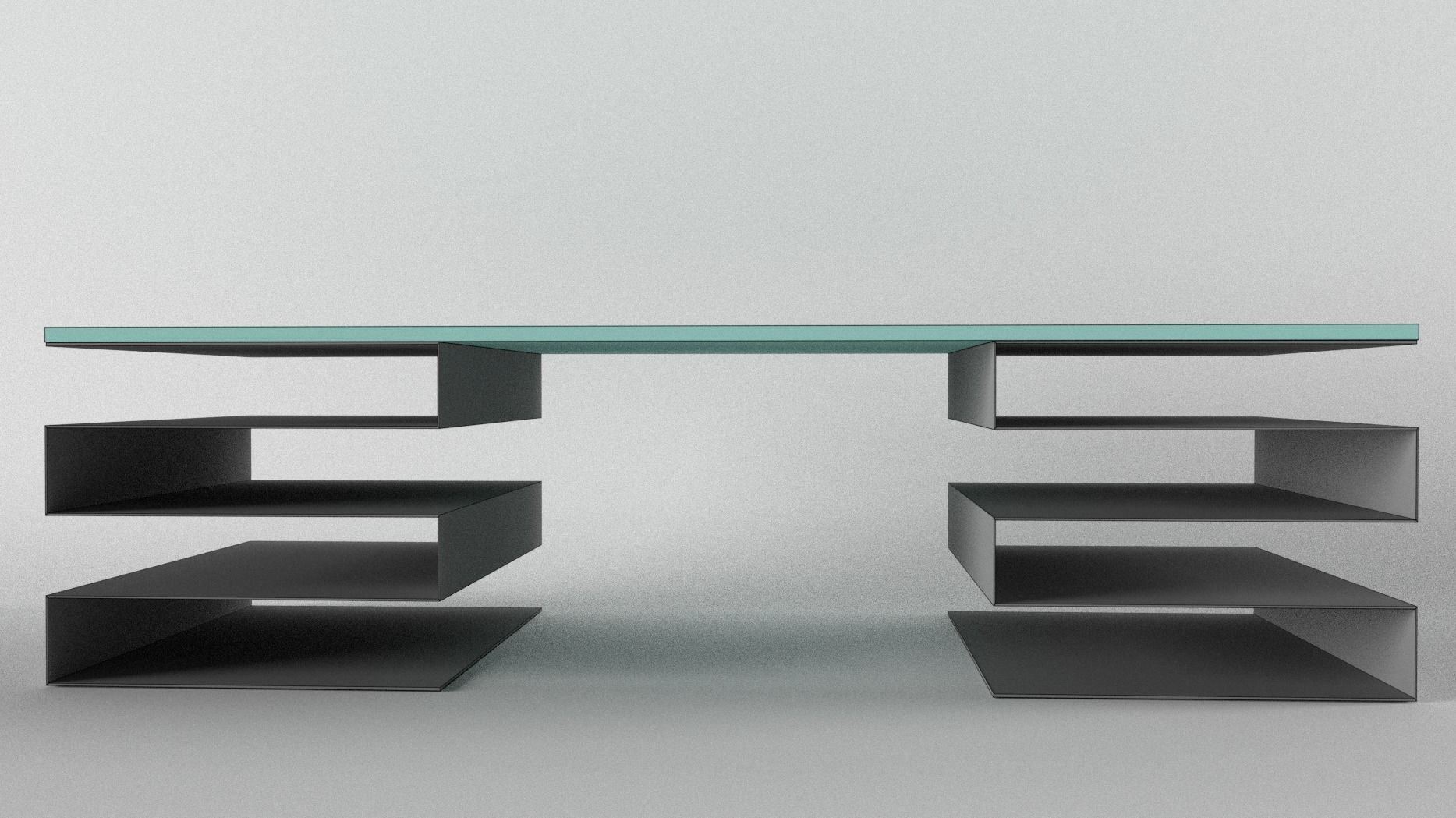 Modern Table 3D model_4