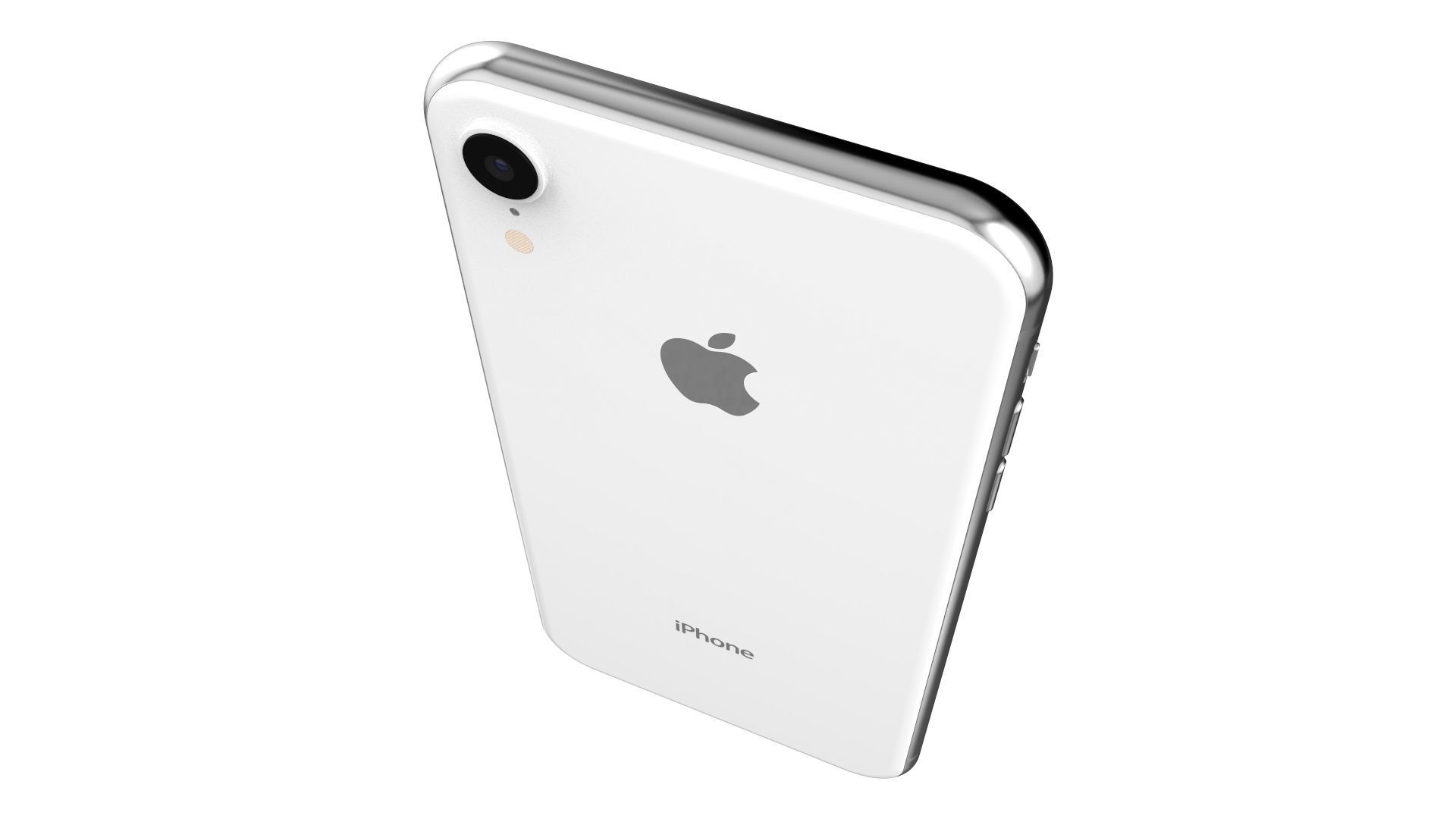 Apple iPhone XR White 3D model_14