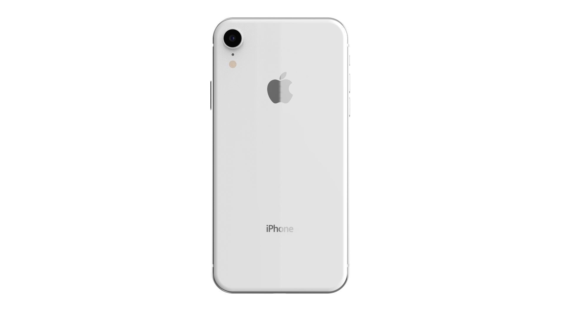 Apple iPhone XR White 3D model_5