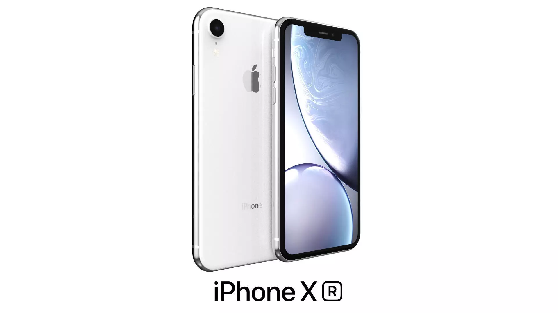 Apple iPhone XR White 3D model_0