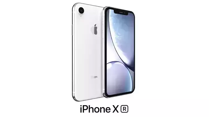 Apple iPhone XR White 3D model