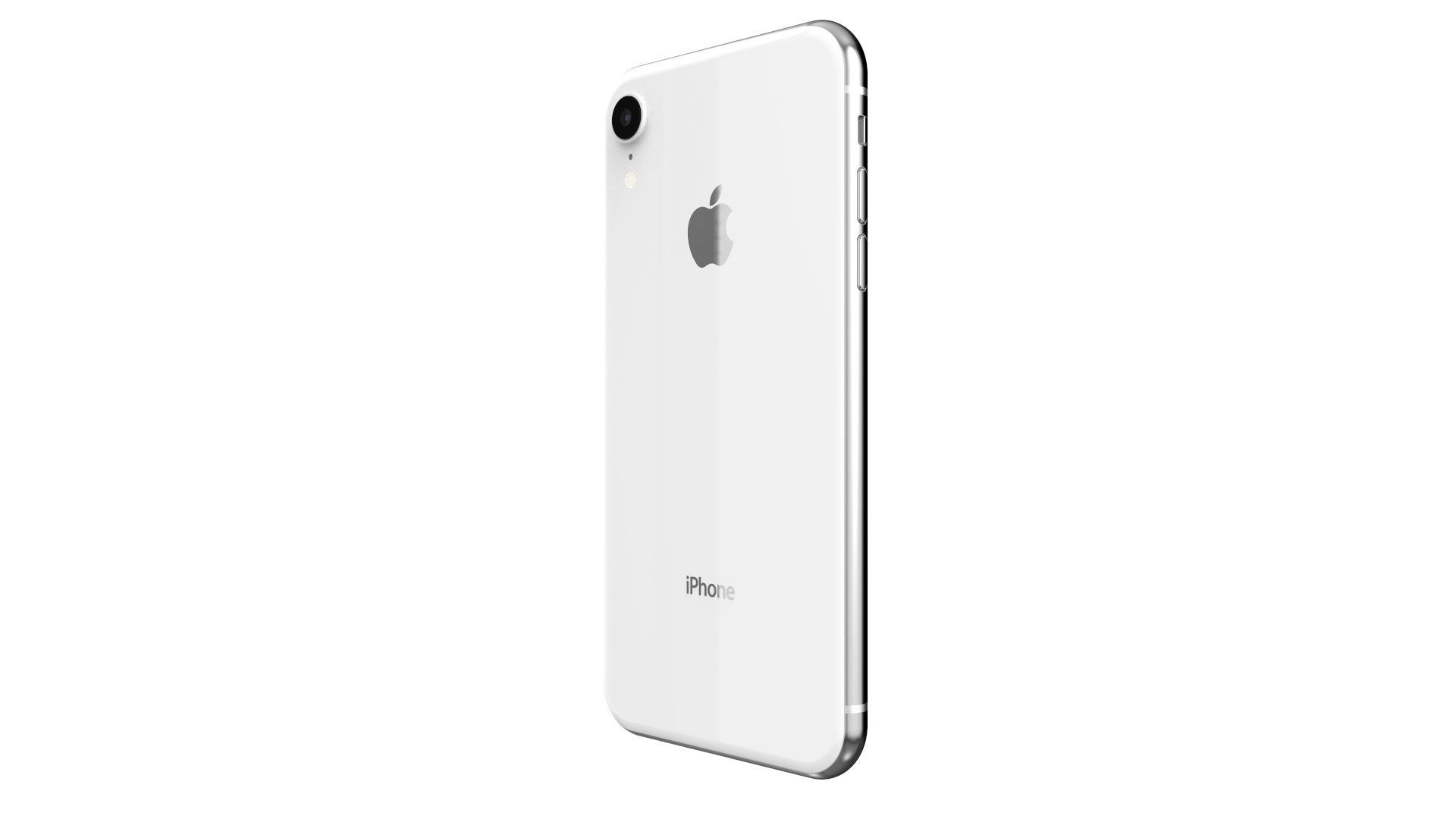 Apple iPhone XR White 3D model_4