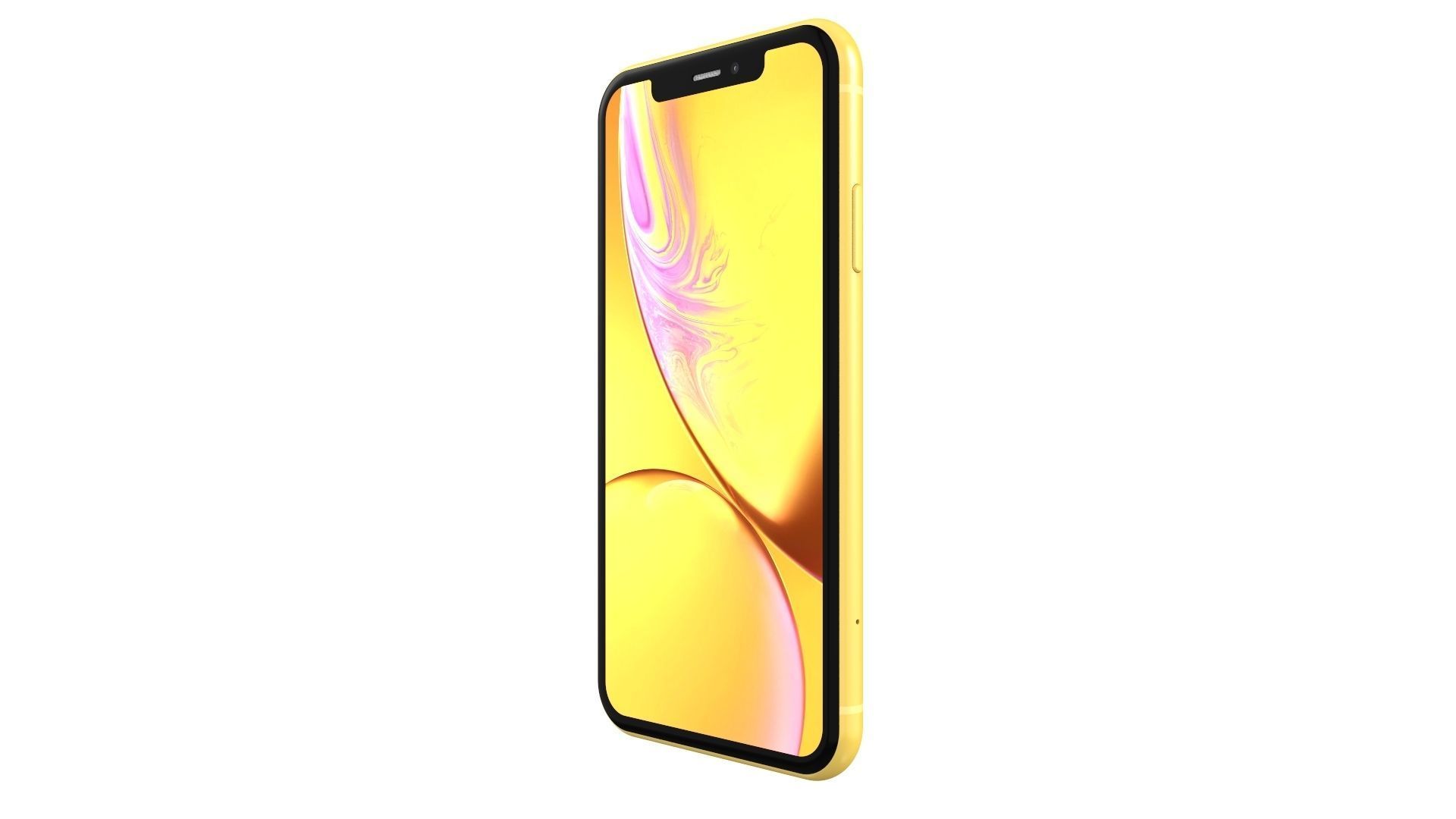 Apple iPhone XR Yellow 3D model_8