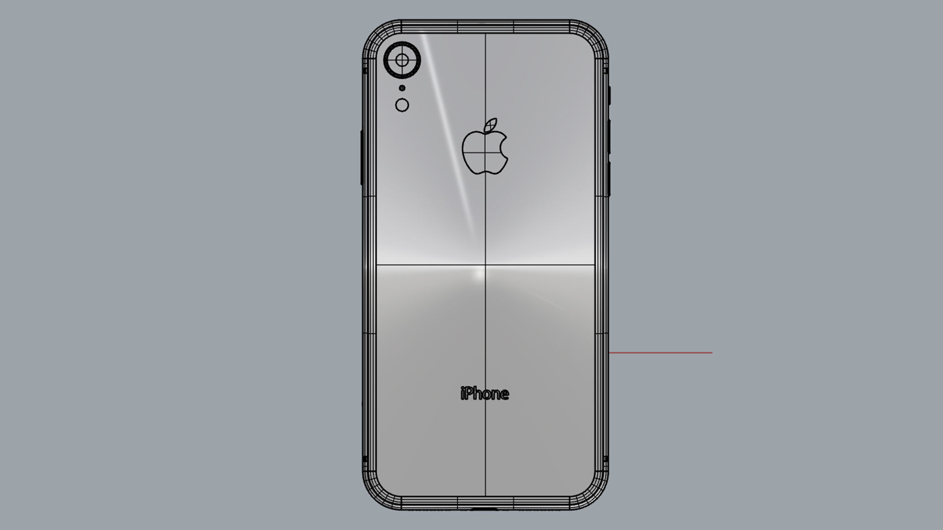 Apple iPhone XR Yellow 3D model_18