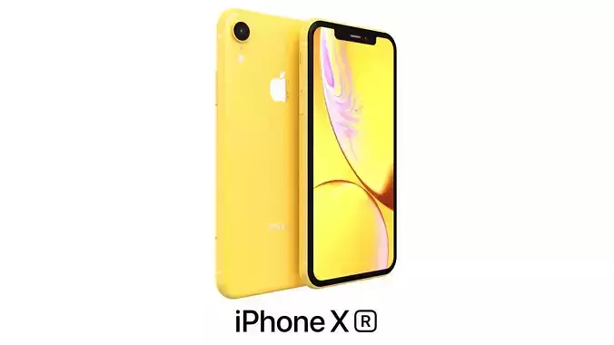 Apple iPhone XR Yellow 3D model